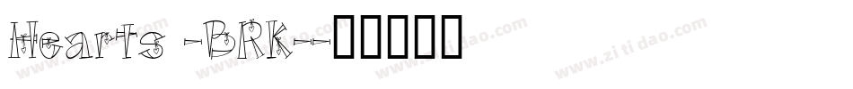 Hearts -BRK-字体转换